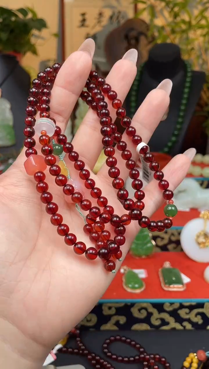 未镶嵌颈饰血珀项链m039