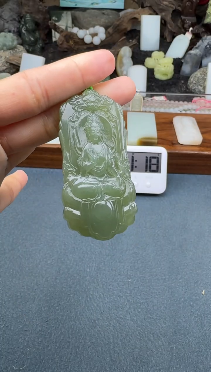 【闪购商品】和田玉颈饰未镶嵌开心