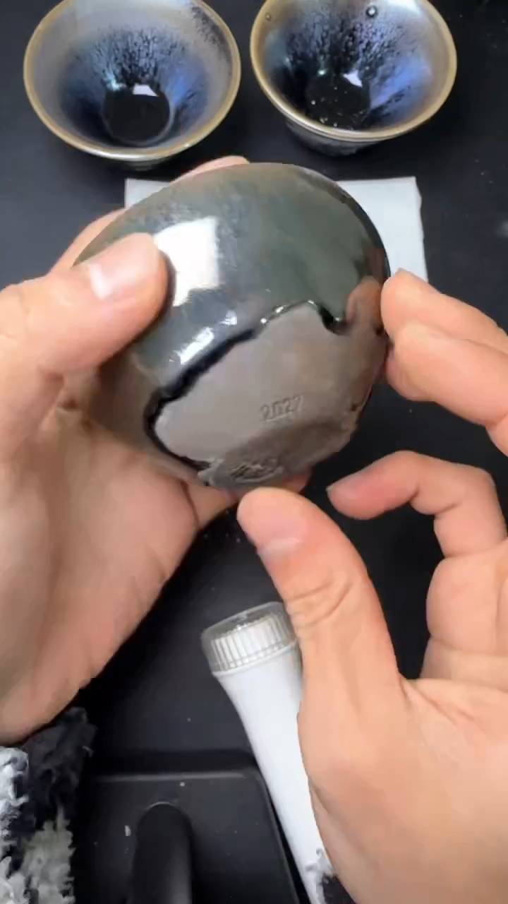 【闪购商品】茶盏建窑建盏微瑕茶器147