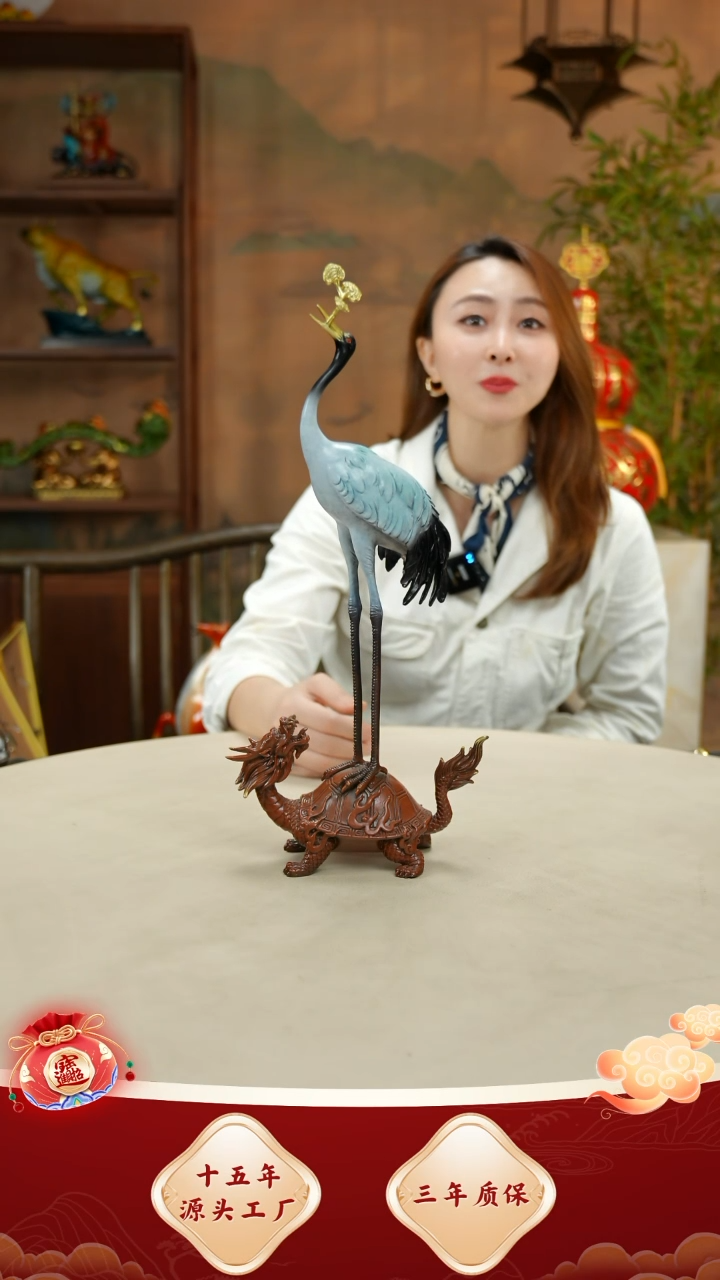 铜龟鹤福临.....