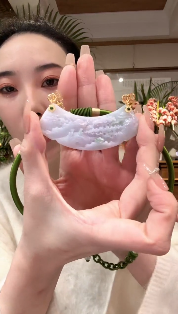 【闪购商品】翡翠颈饰未镶嵌国风