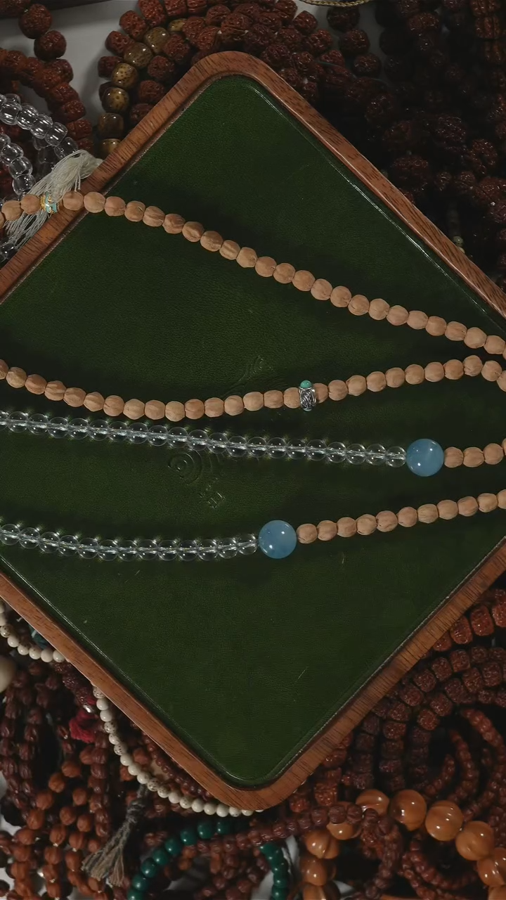 柏香籽/百香籽吊坠热振原桩净皮搭配百香长串7+