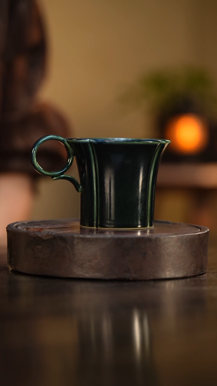 90柴房陶瓷柴烧咖啡杯