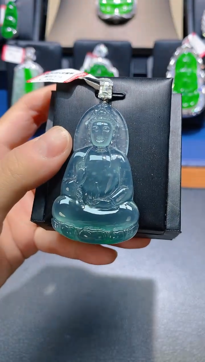 【闪购商品】翡翠颈饰未镶嵌天然A货翡翠Q03/516