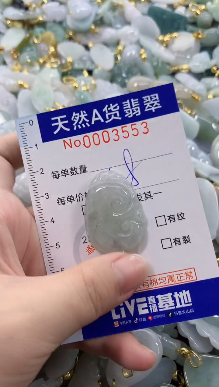 颈饰未镶嵌翡翠天然A货翡翠