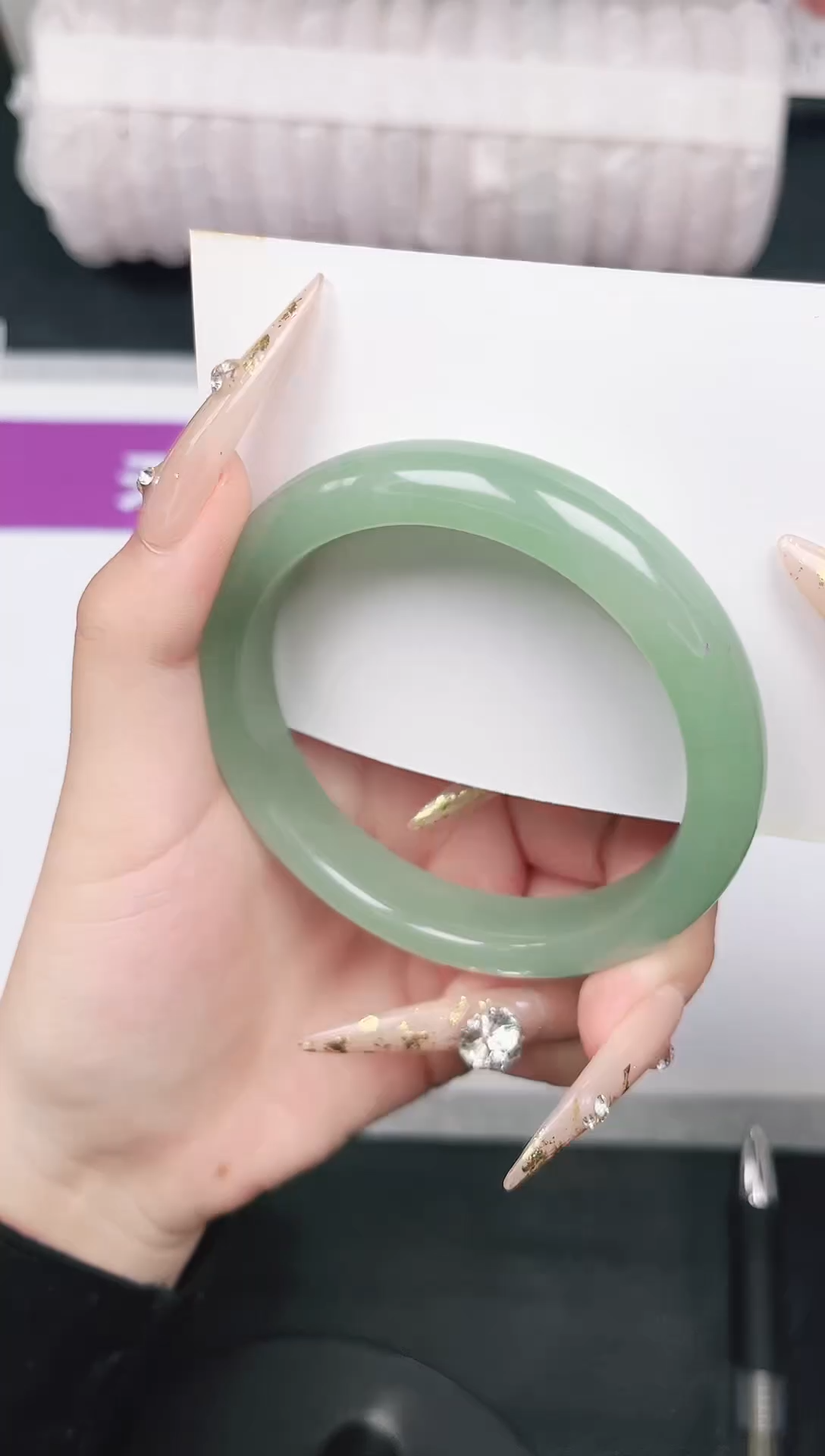 未镶嵌手镯石英质玉23-61