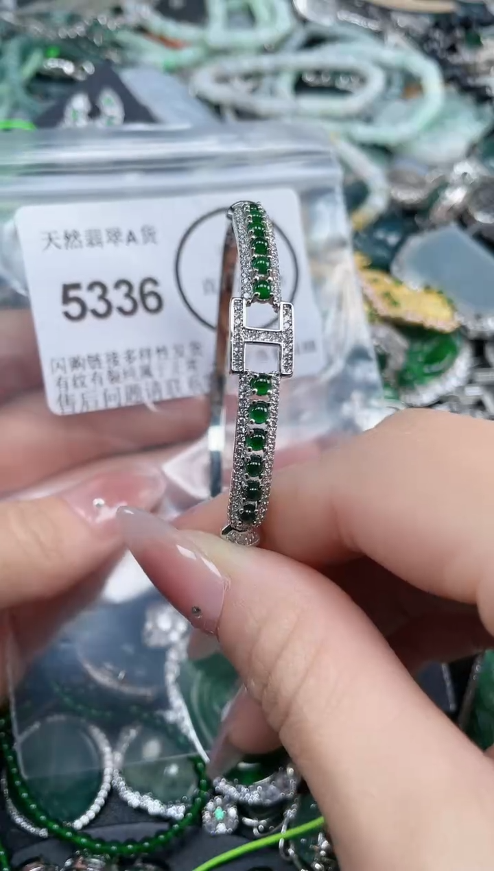 颈饰合金翡翠5336