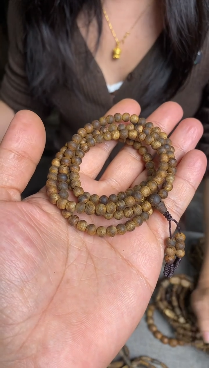 沉香手串汝湖白棋05圆珠多圈手串9+多样性发一