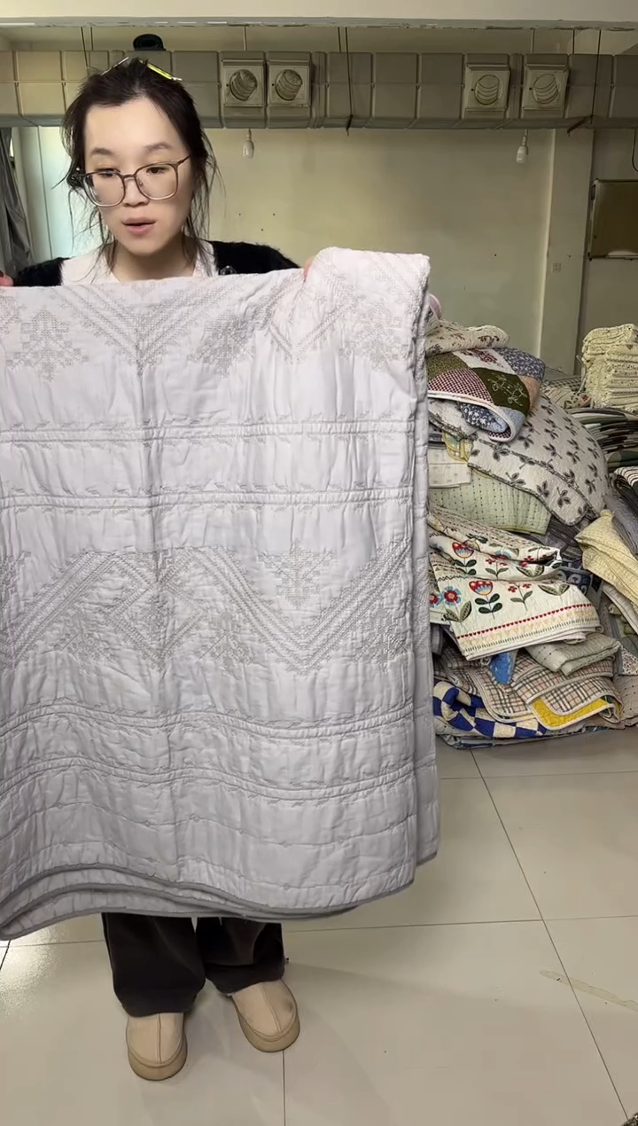 棉180*200灰色十字绣