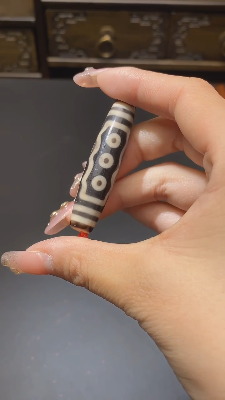 【闪购商品】玛瑙/玉髓单珠未镶嵌聚缘七眼单珠