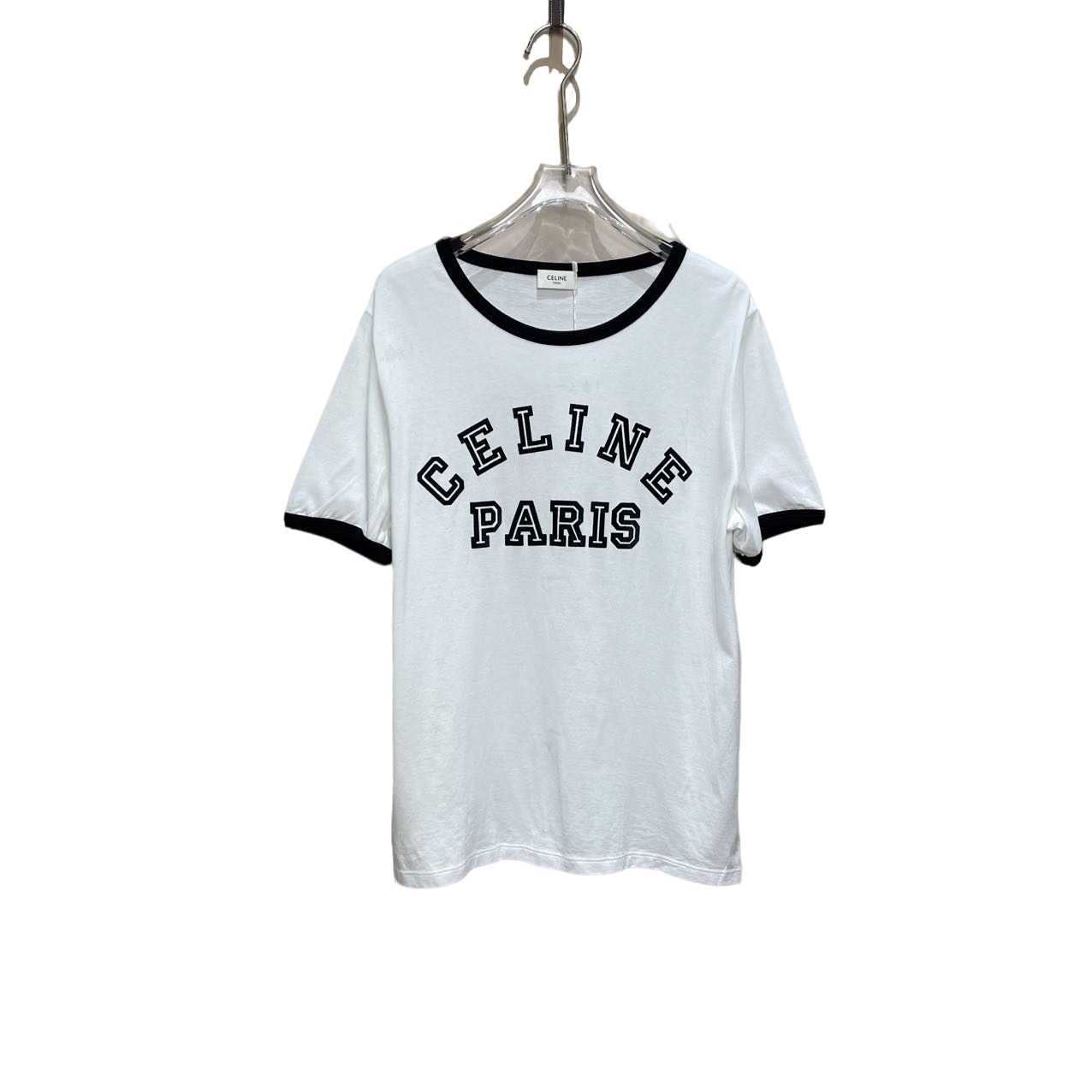 99新 Celine/思琳 蔚蓝/字母logo短袖T恤/XL码/LZ1212D0821