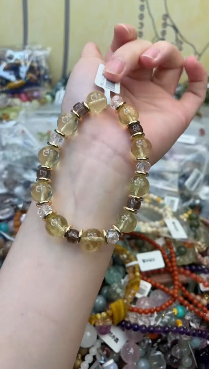 未镶嵌手链黄晶174