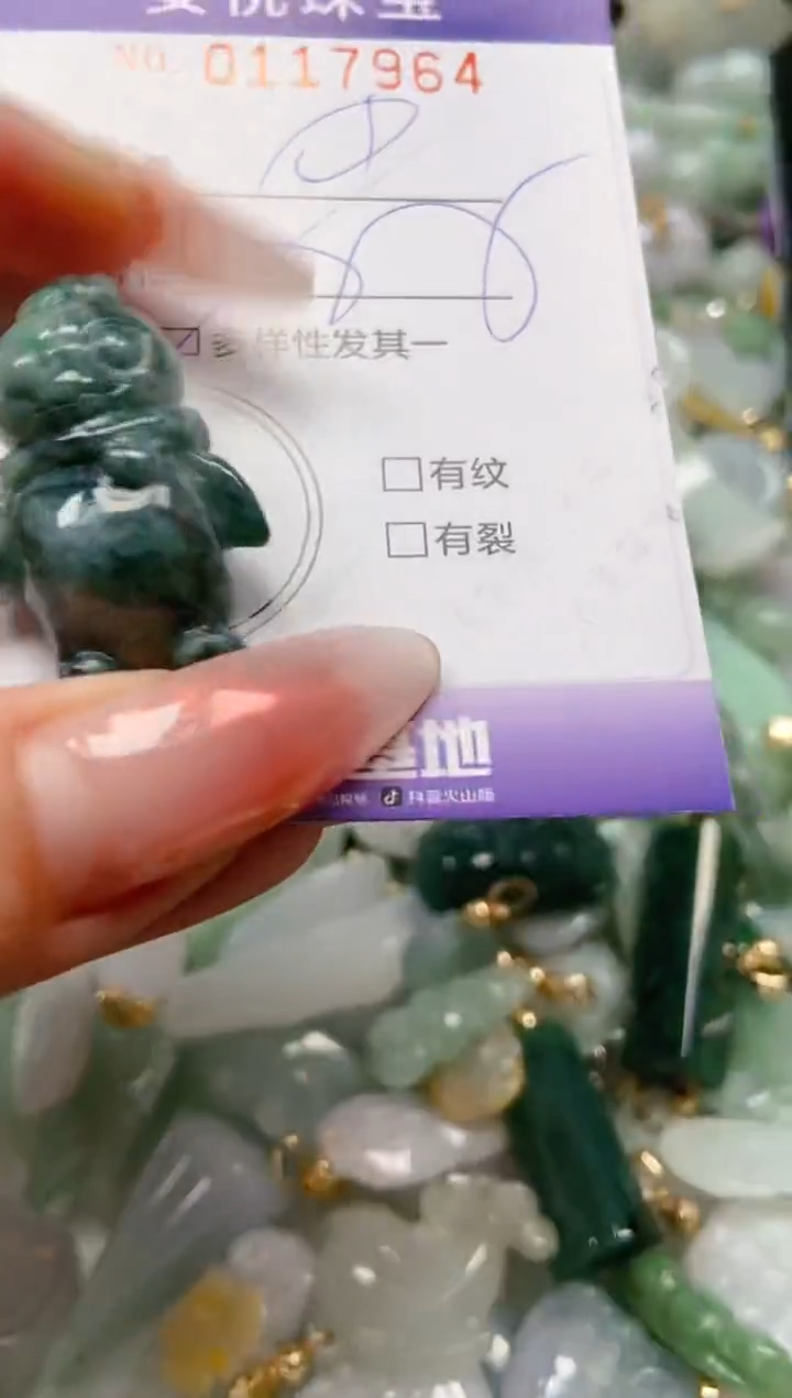 【闪购商品】翡翠颈饰未镶嵌闪购0117964多样性发其一