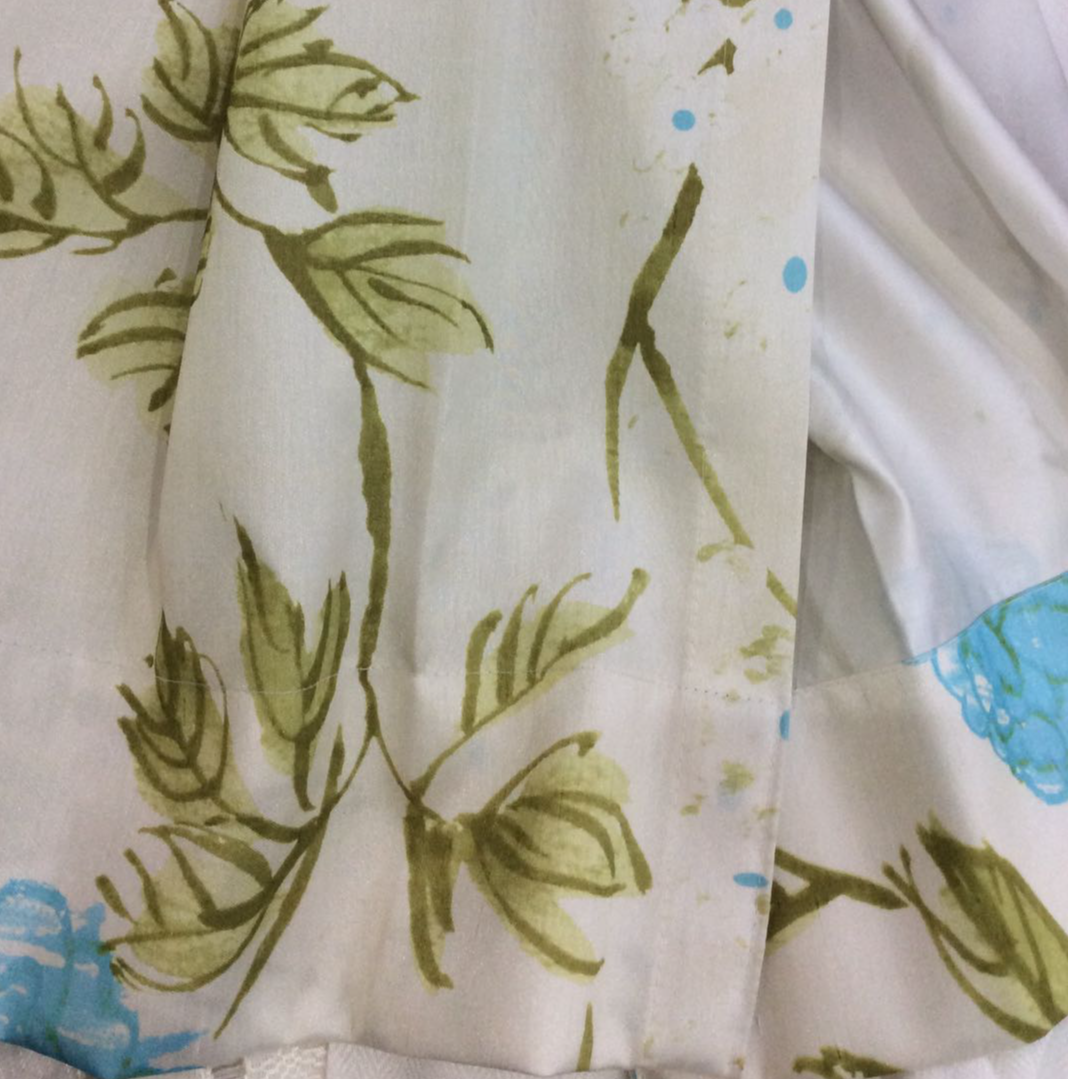 色织印花半遮光窗帘