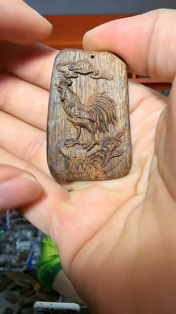 沉香吊坠143号红土生肖鸡多样性发一