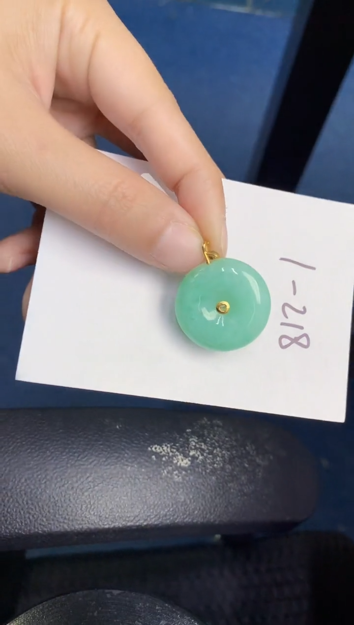 【闪购商品】翡翠颈饰18K金镶嵌000000000