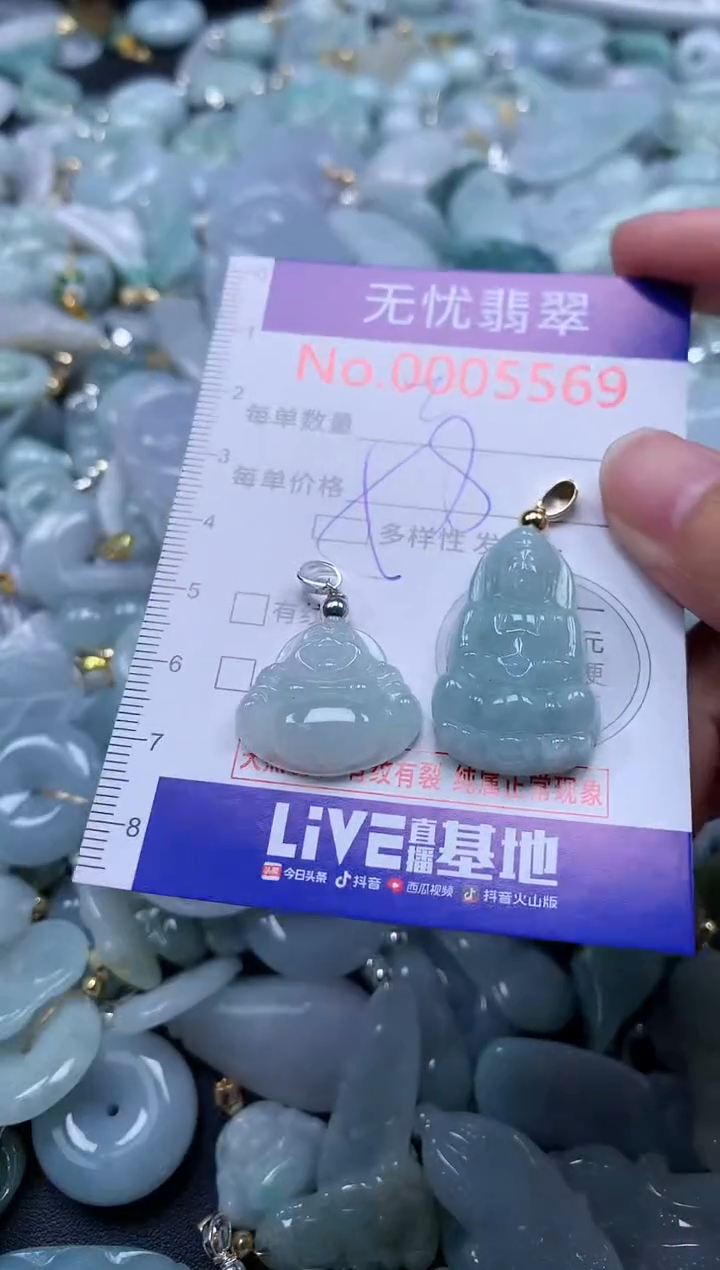 翡翠未镶嵌吊坠(不含链)5569