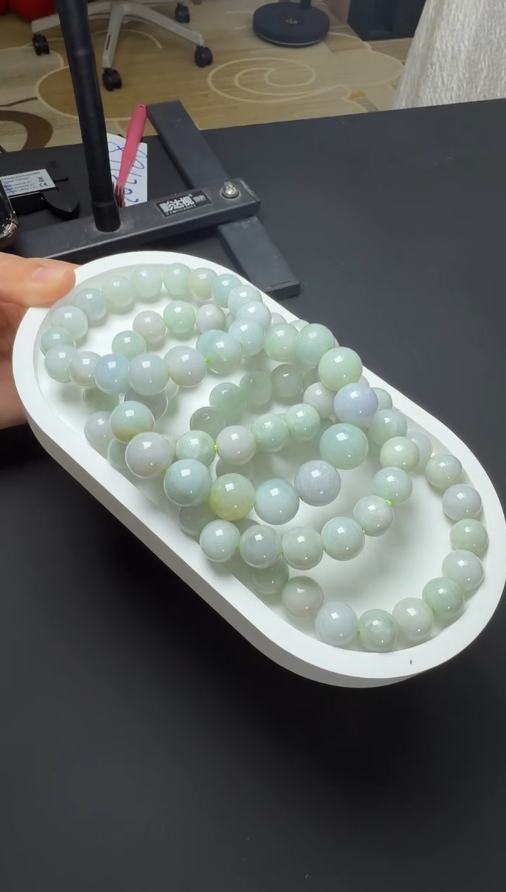 未镶嵌手串翡翠K321-1327 手串（12mm）多样性发一件