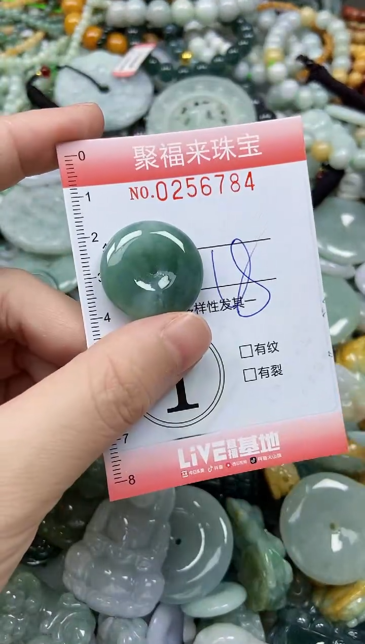 未镶嵌挂件翡翠闪购0256784