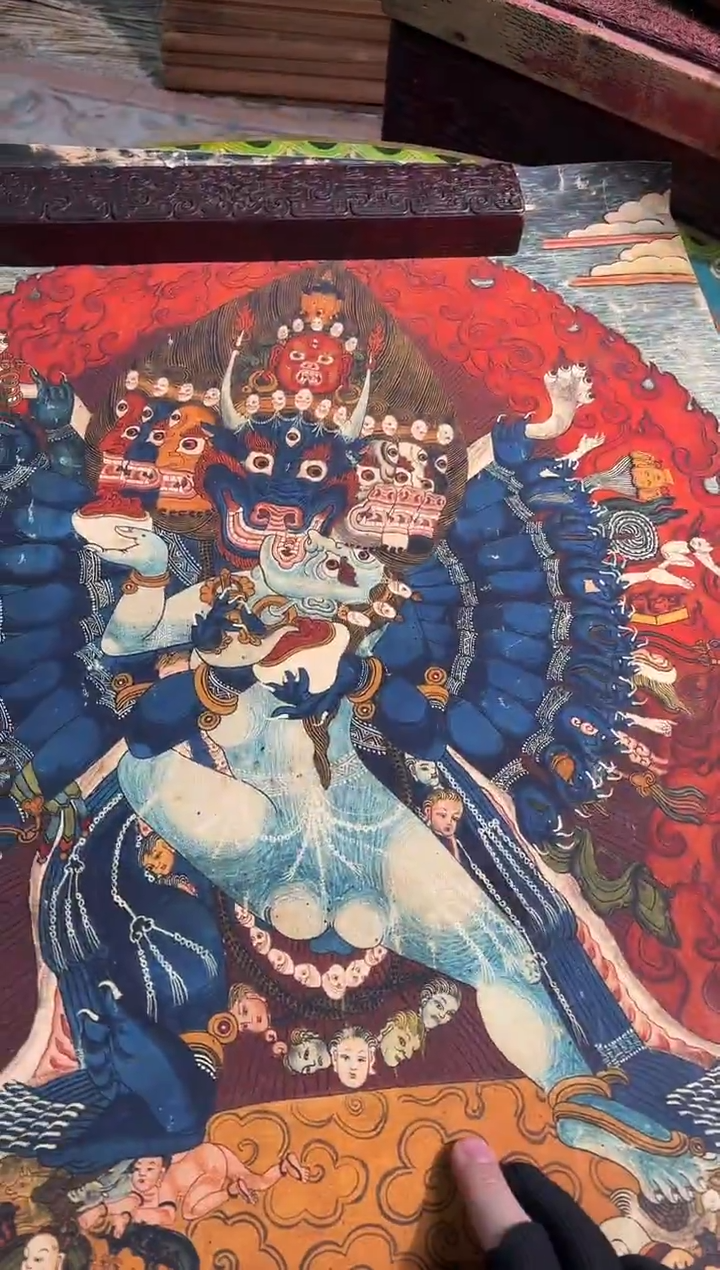 卷轴画 路路的唐卡tk160