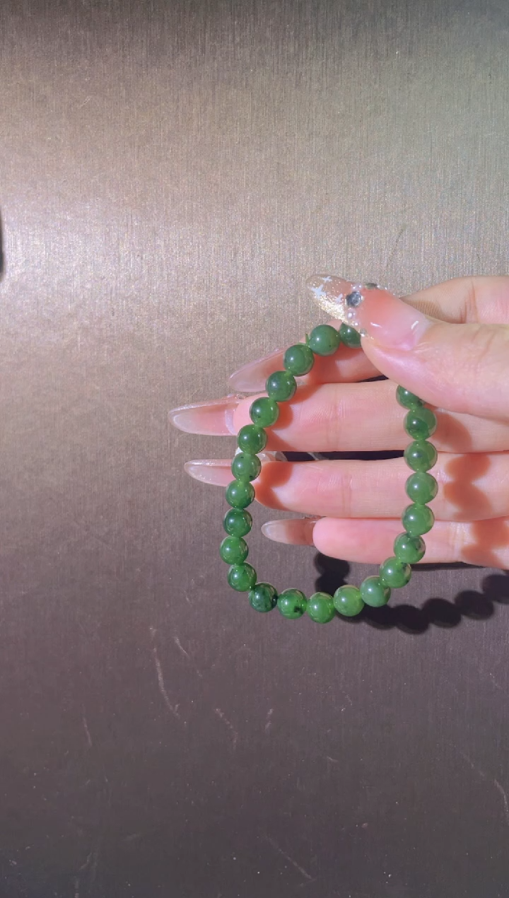 【闪购商品】和田玉手串未镶嵌和田玉 碧玉手串