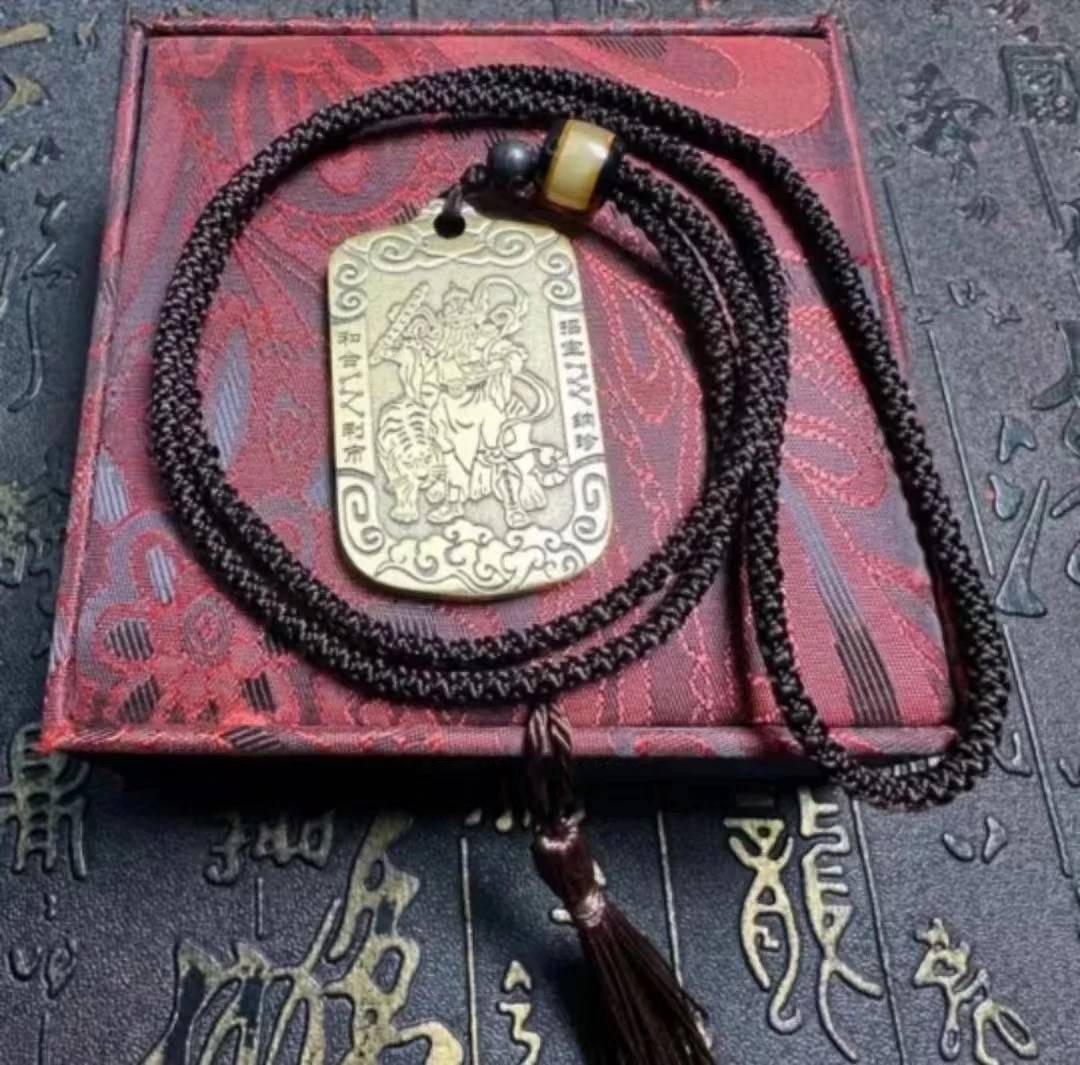 将军牌纯黄铜摆件/挂牌/钥匙扣/纯手工