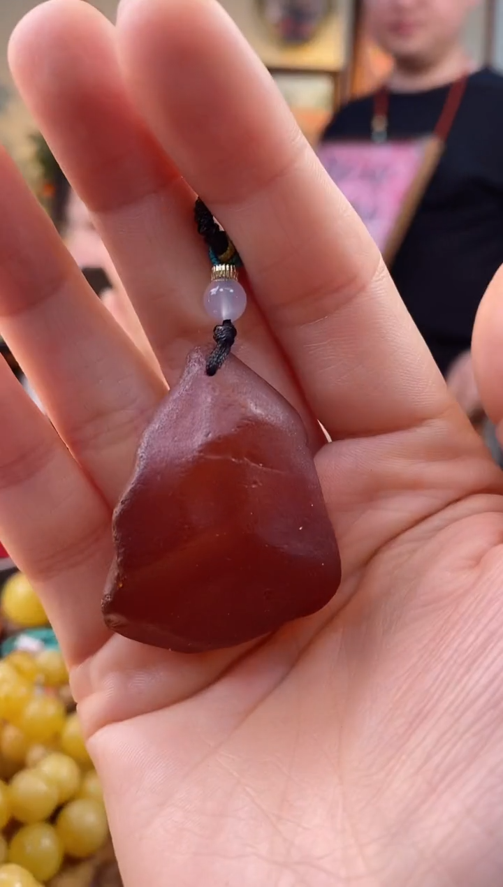 【闪购商品】琥珀颈饰未镶嵌吊坠