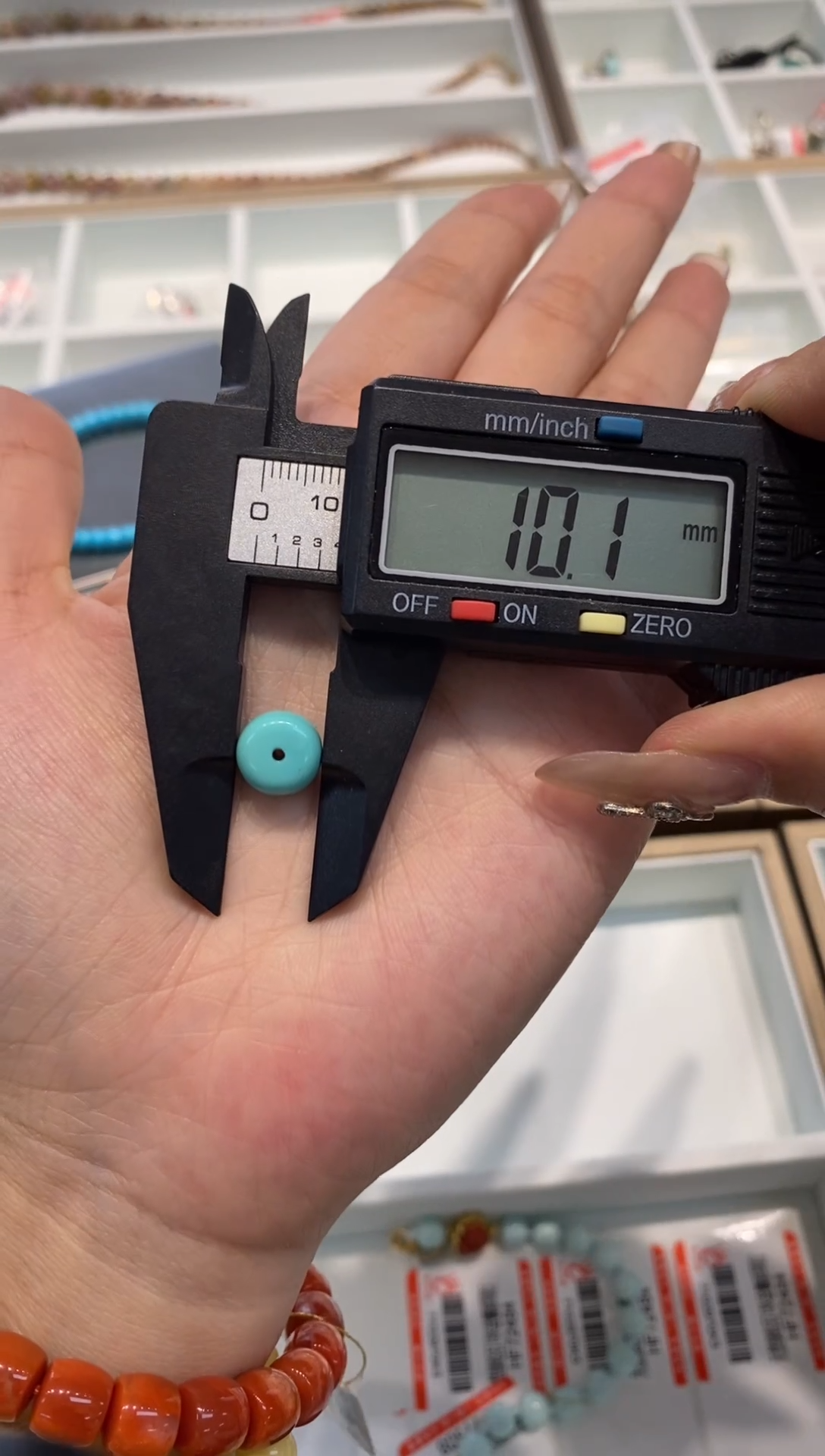 【闪购商品】绿松石手链未镶嵌绿松老型珠单珠