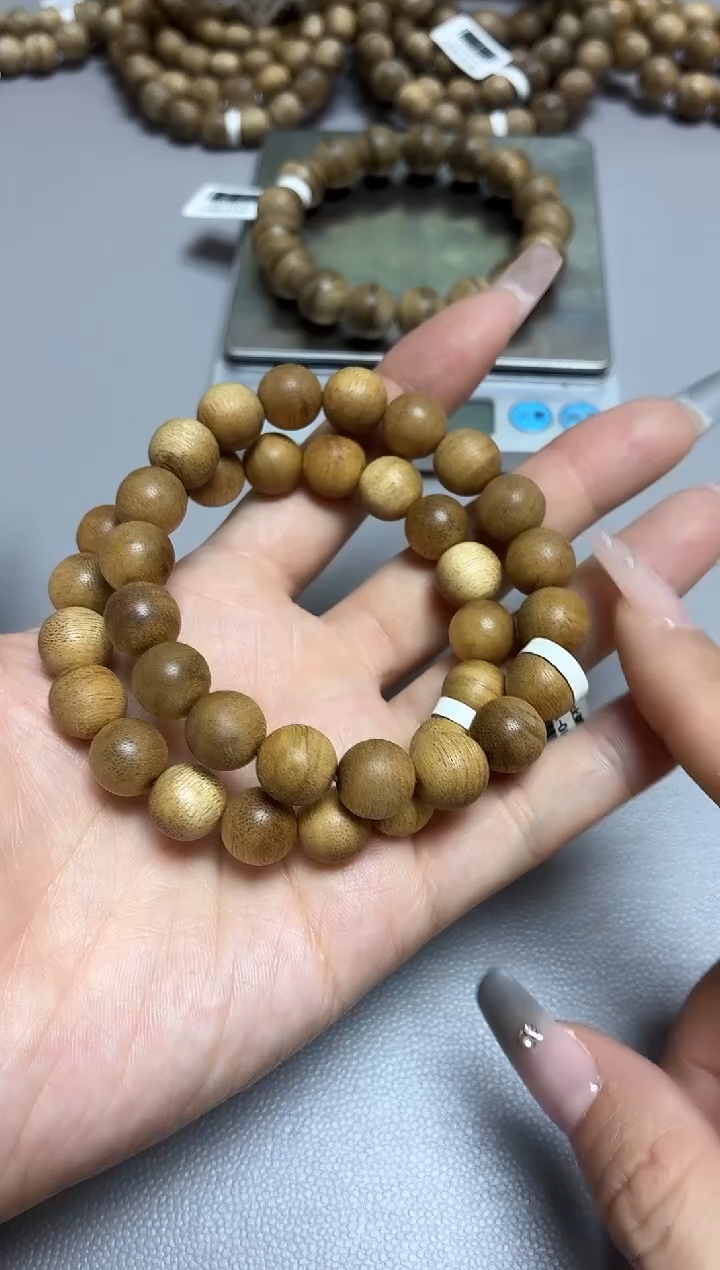 沉香手串菩萨棋圆珠单圈1.1多样性发其一