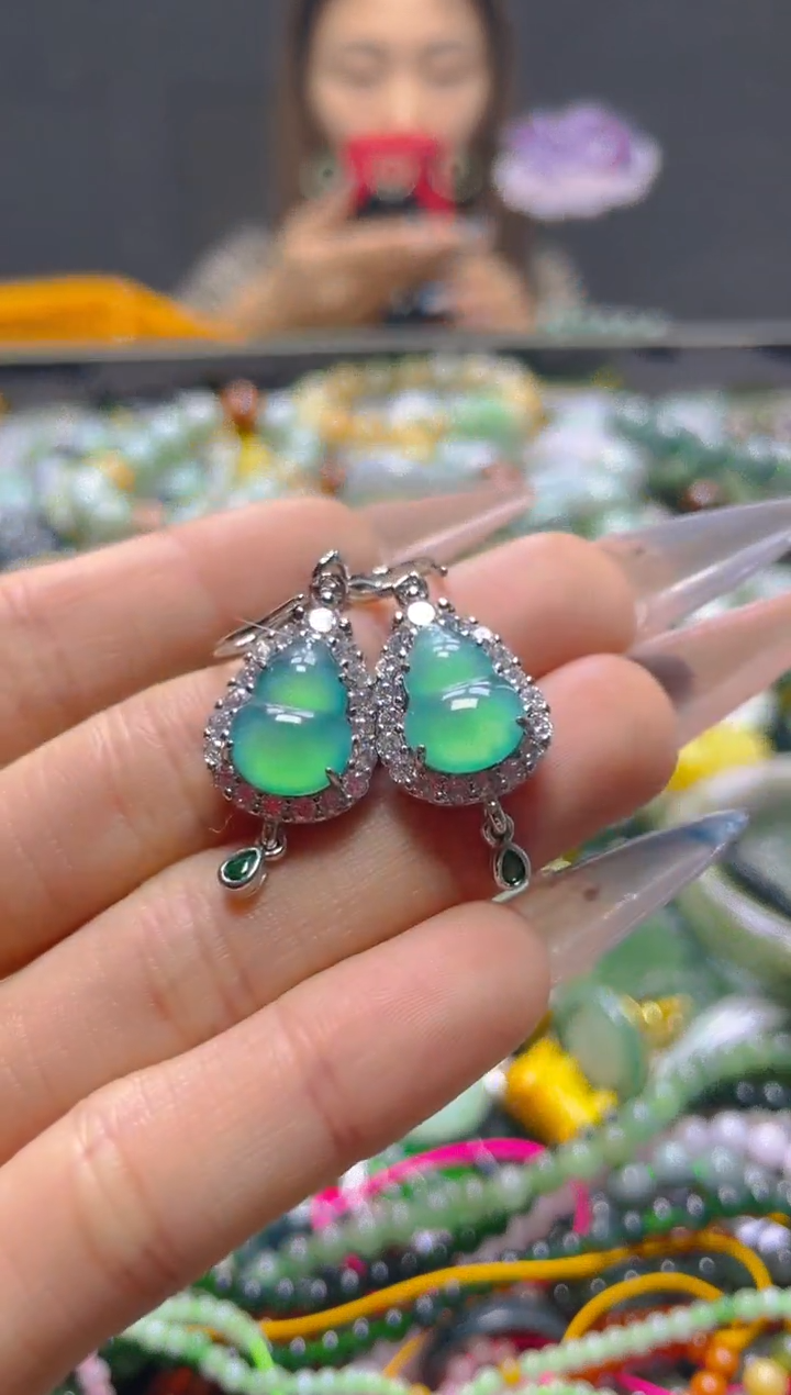 颈饰未镶嵌翡翠/X/翡翠A货，一件也是批发价