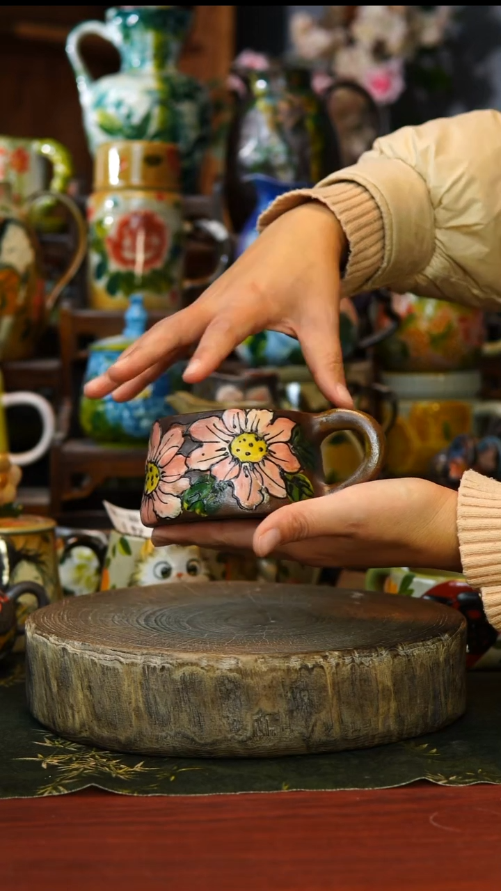 陶瓷48景德镇手工手绘釉下彩陶瓷