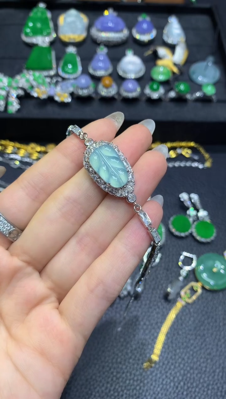 未镶嵌手链翡翠4多样性随机发货1件