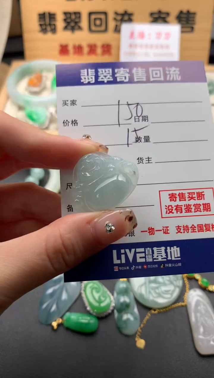 翡翠未镶嵌颈饰10128943