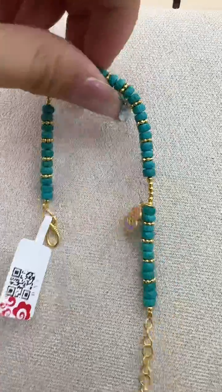 未镶嵌绿松石手链秒拍号4