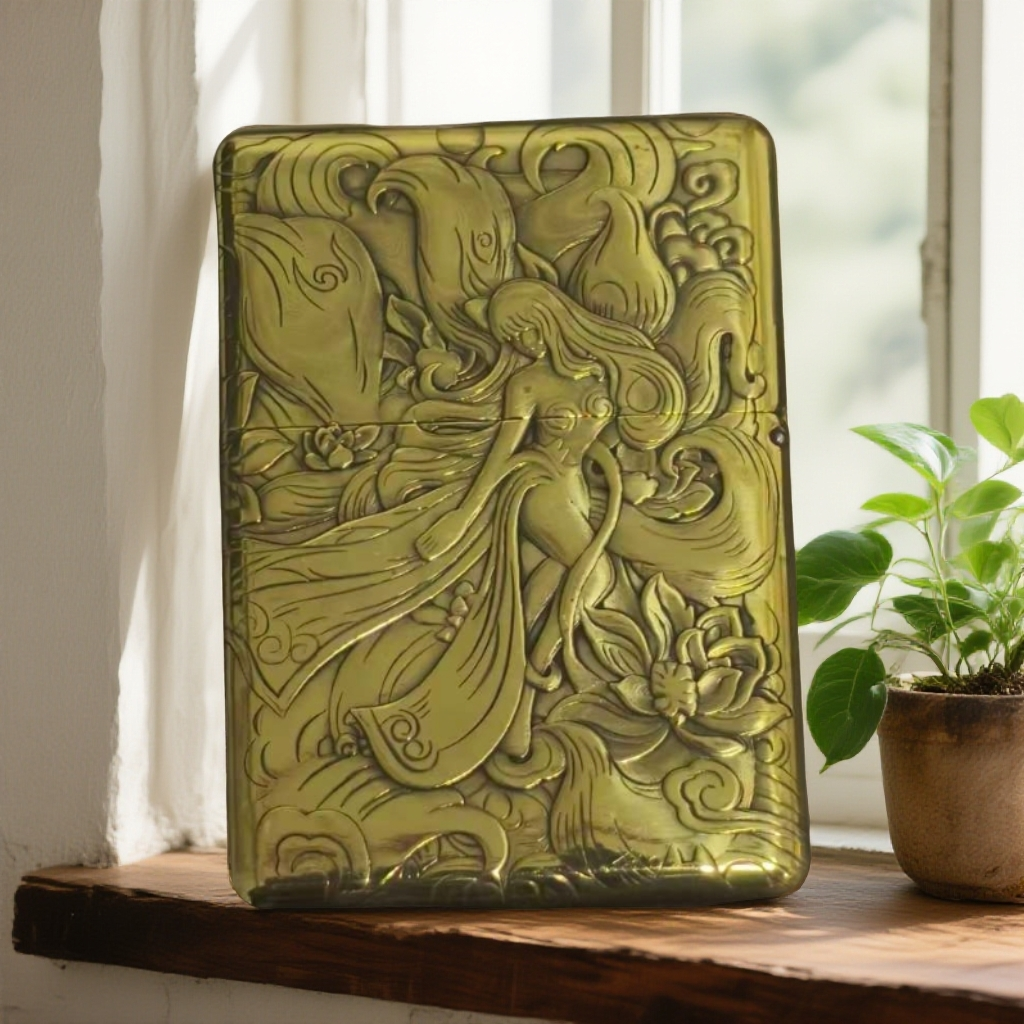 原铜拔剑九尾防风打火机创意时尚潮流送男友礼物