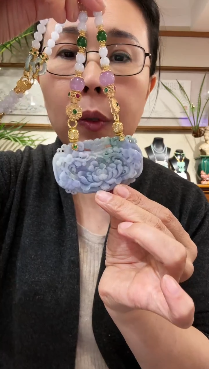 【闪购商品】翡翠颈饰未镶嵌国风