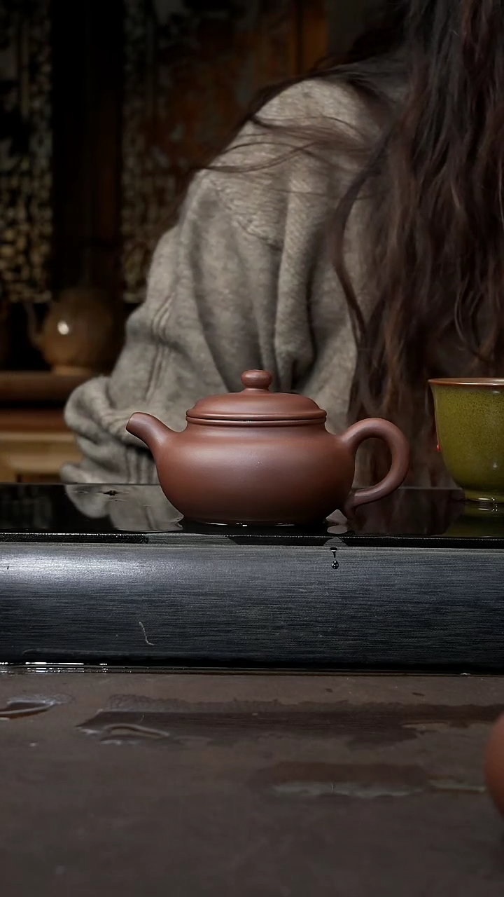 【闪购商品】紫砂茶壶底槽清 仿古 150cc 047
