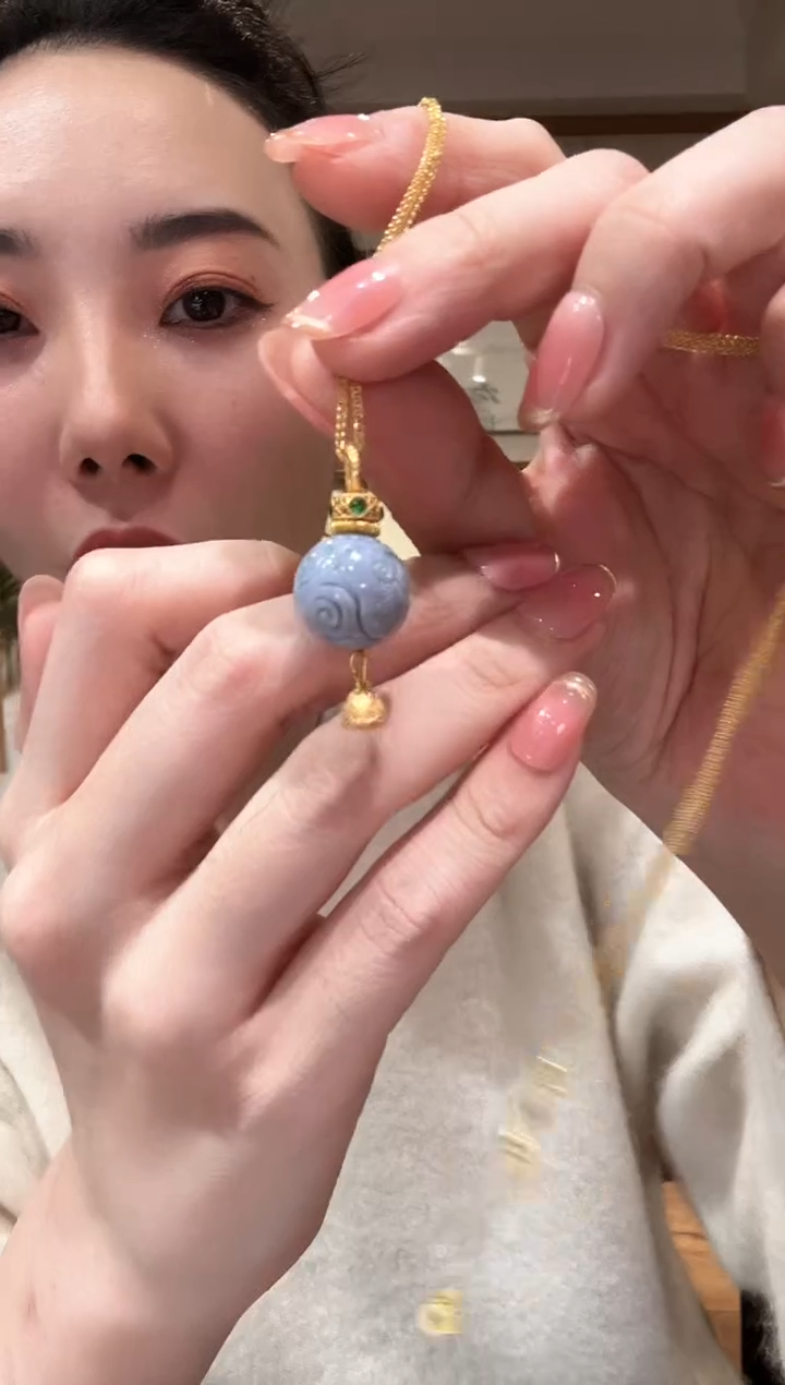 【闪购商品】翡翠颈饰未镶嵌国风