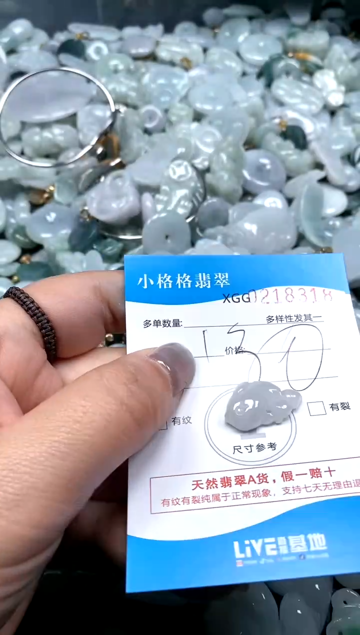 翡翠未镶嵌颈饰闪购商品0218318