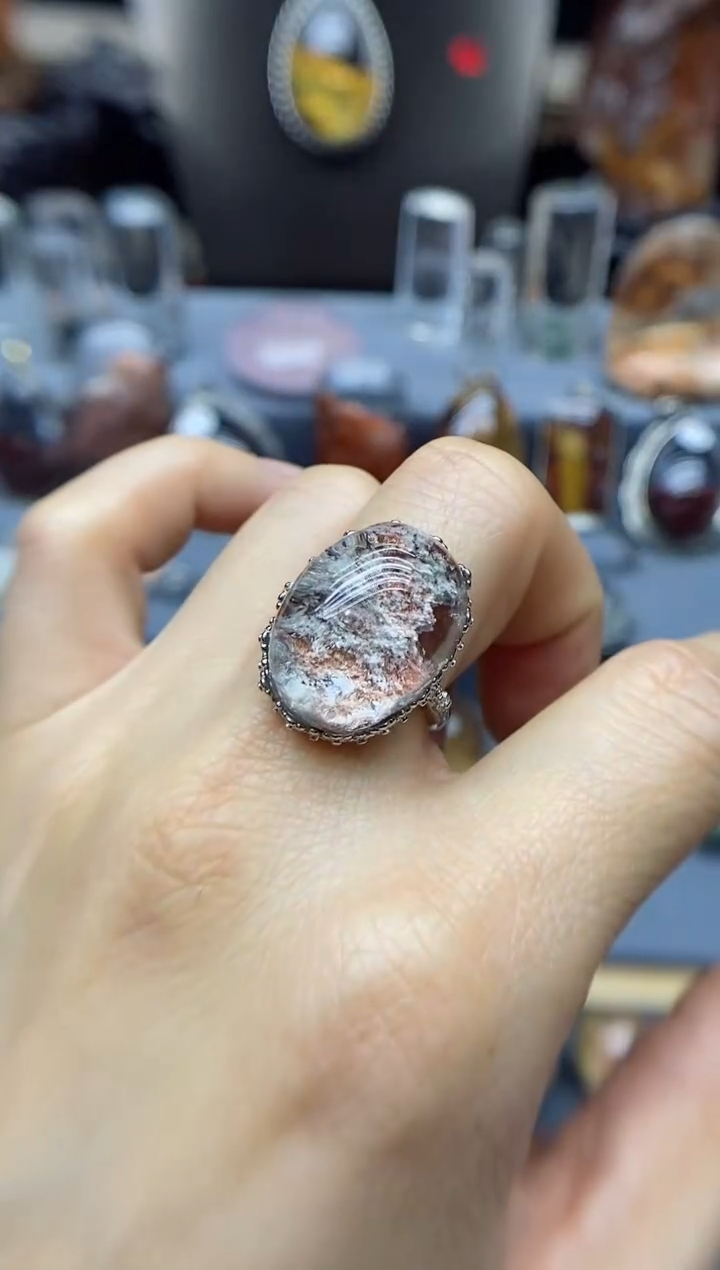 【闪购商品】水晶戒指银S925镶嵌水晶水晶