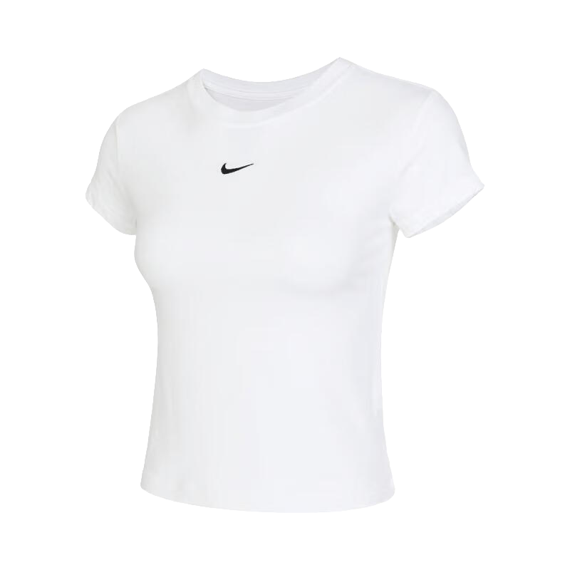 【耐克专属】NIKE女子AS W NSW NK CHLL KNT MD短t FV5509-100