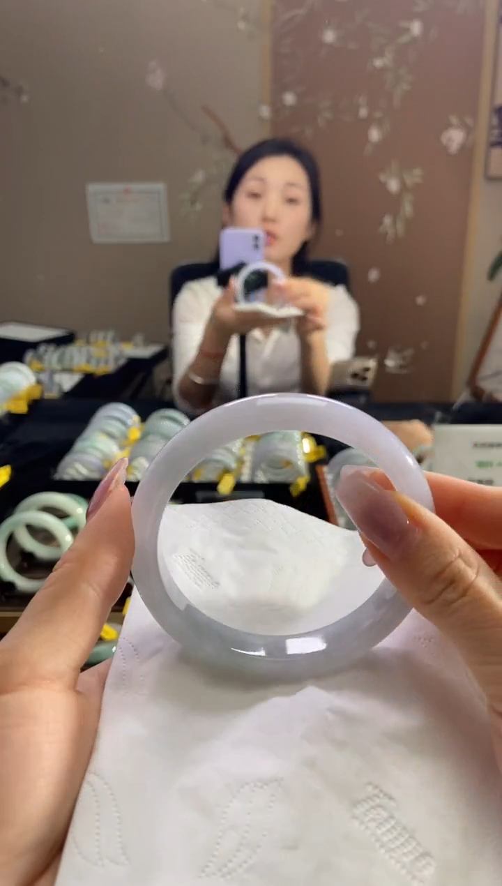未镶嵌手镯翡翠K**式62圈口t