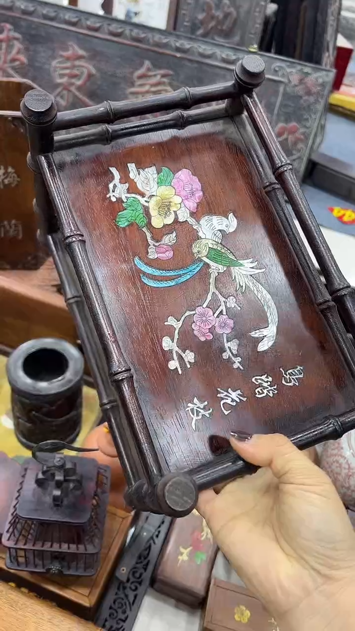 木沐头淘摆件木雕件