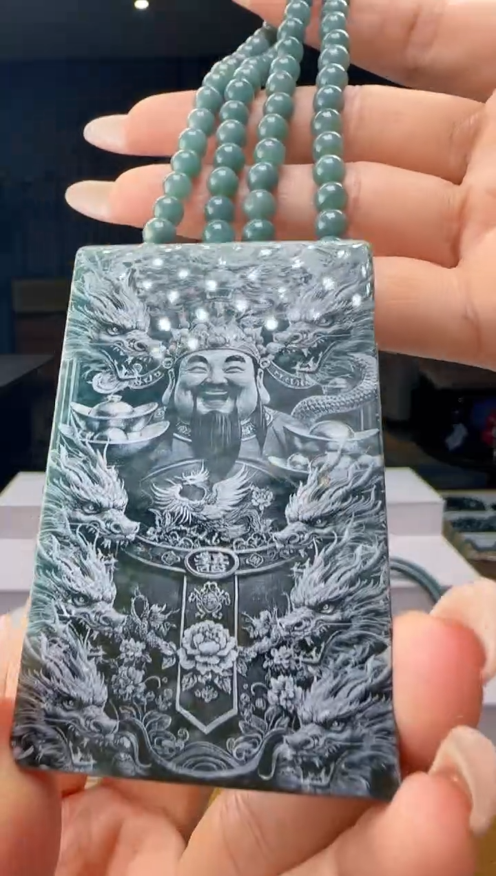 吊坠(赠链)未镶嵌翡翠多样性发其一YJ@@WS1WX41468