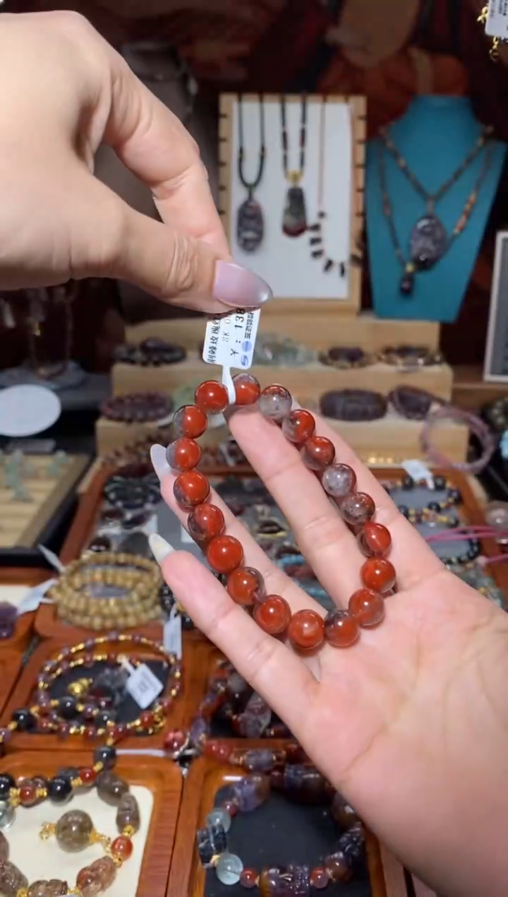 【闪购商品】水晶手串未镶嵌红极光10+mm