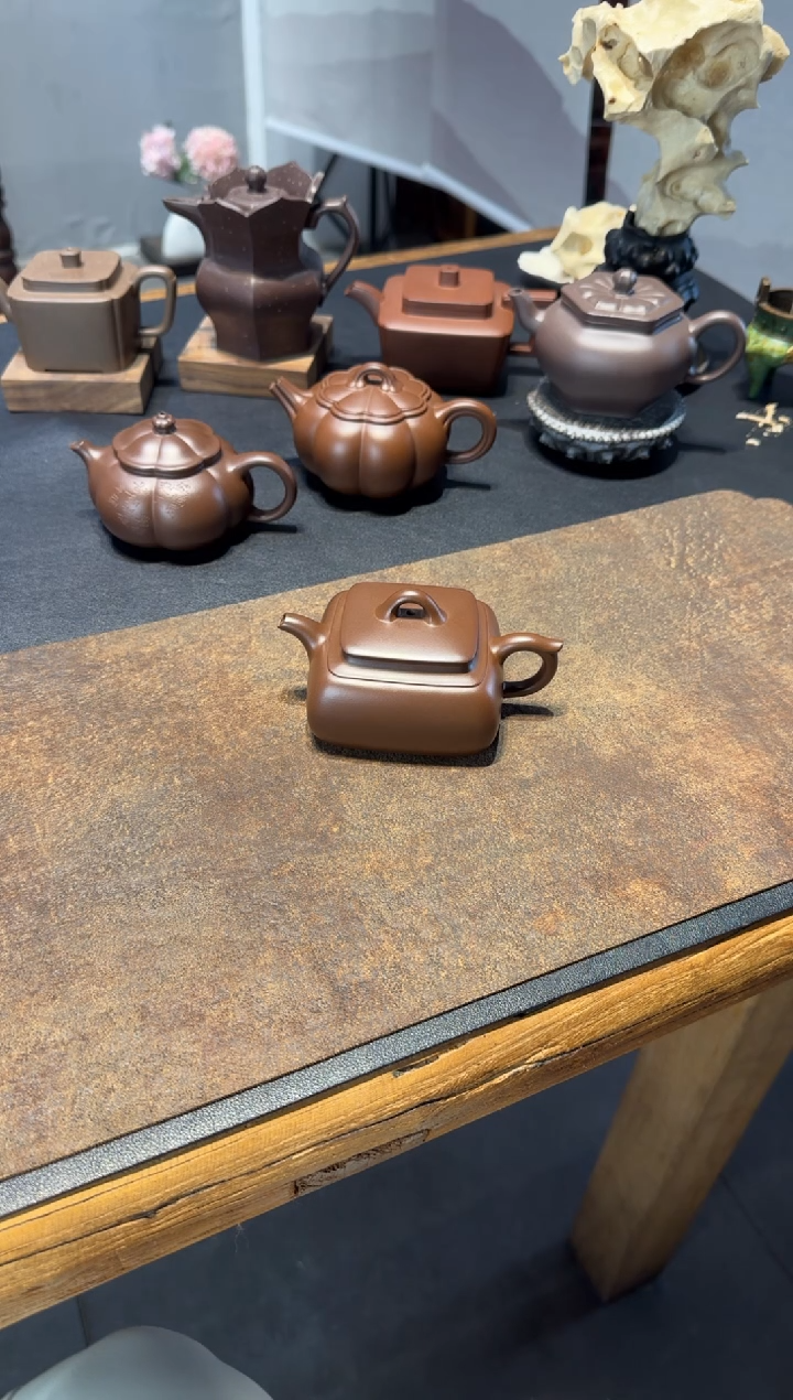 茶壶紫砂健**象长四方紫砂壶