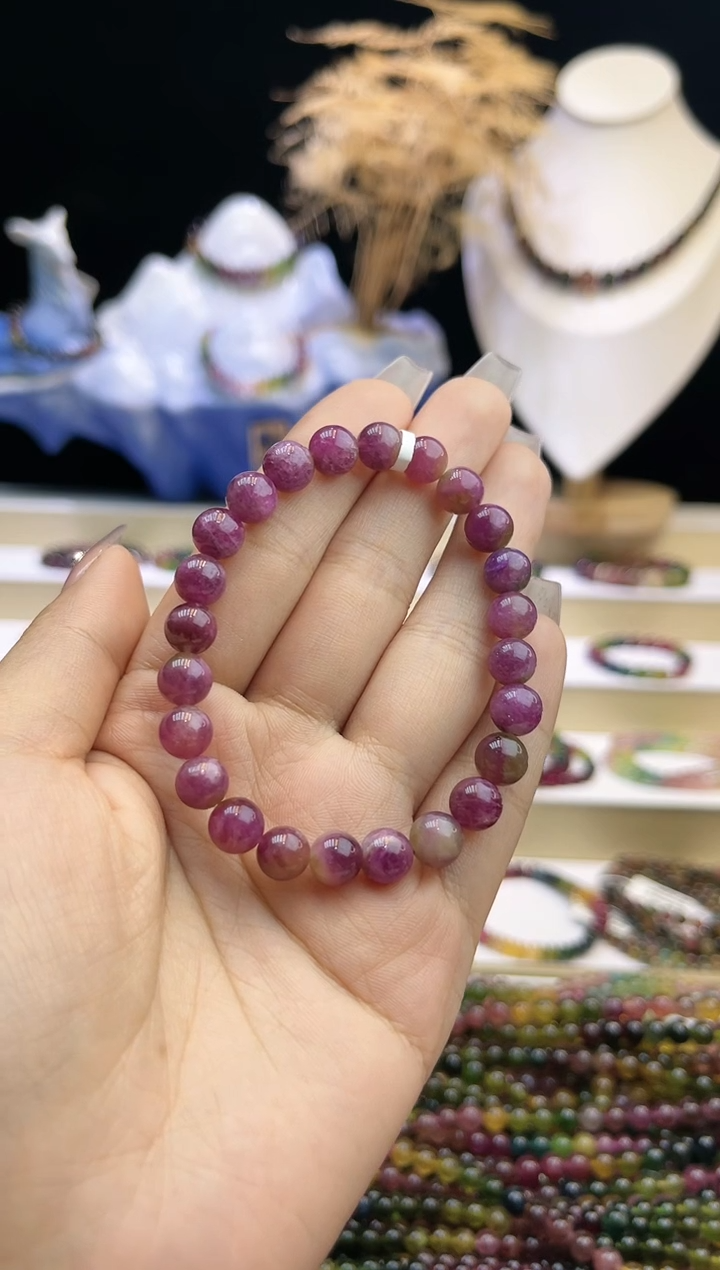 【闪购商品】碧玺/未镶嵌J7mm+碧玺单圈多样性发货