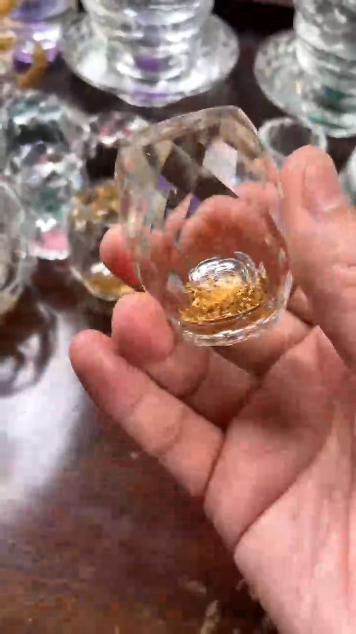 【闪购商品】玺宴新款水晶盖置金箔