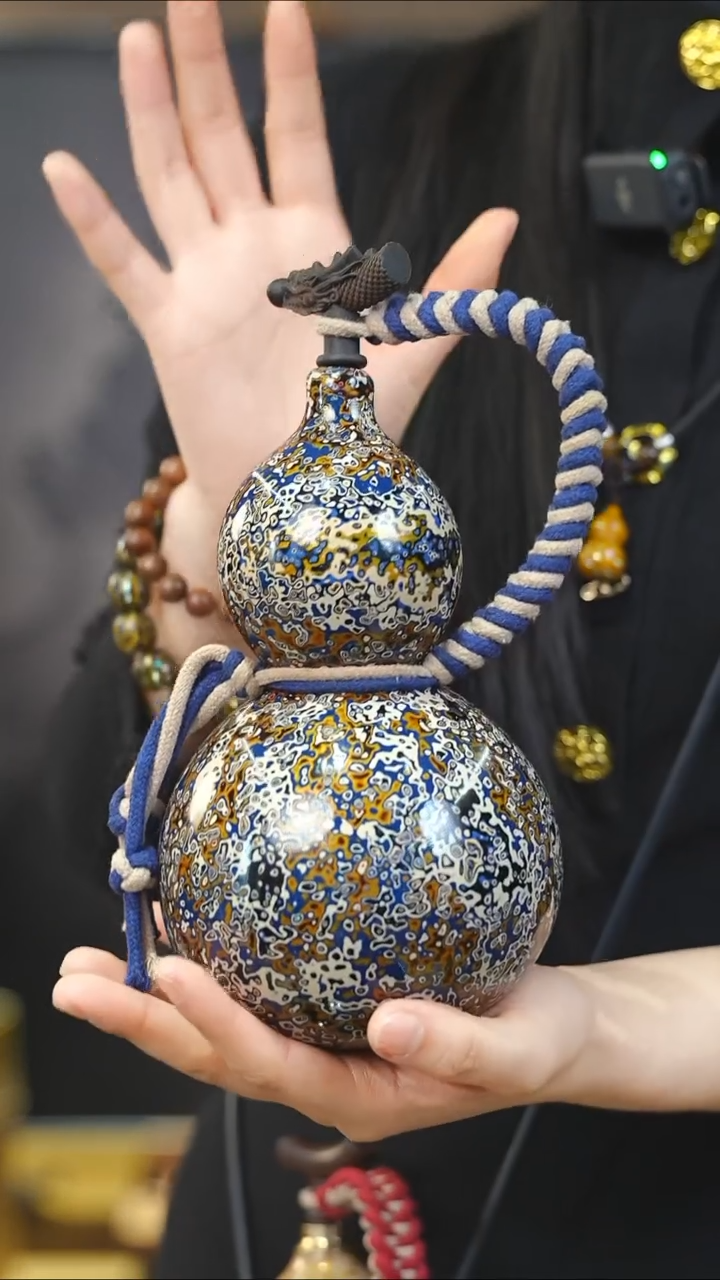 【闪购商品】XK212大漆酒葫芦不包手串及旋转底座