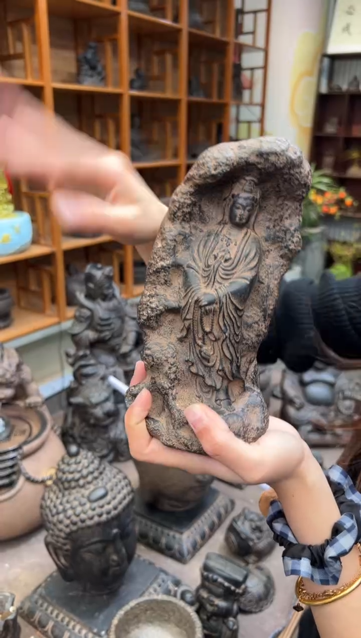 陶土【火山泥】普慈观音